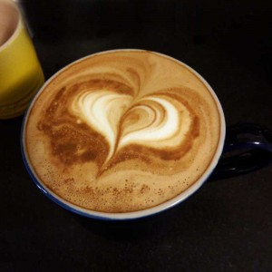 This Valentine's Day latte heart